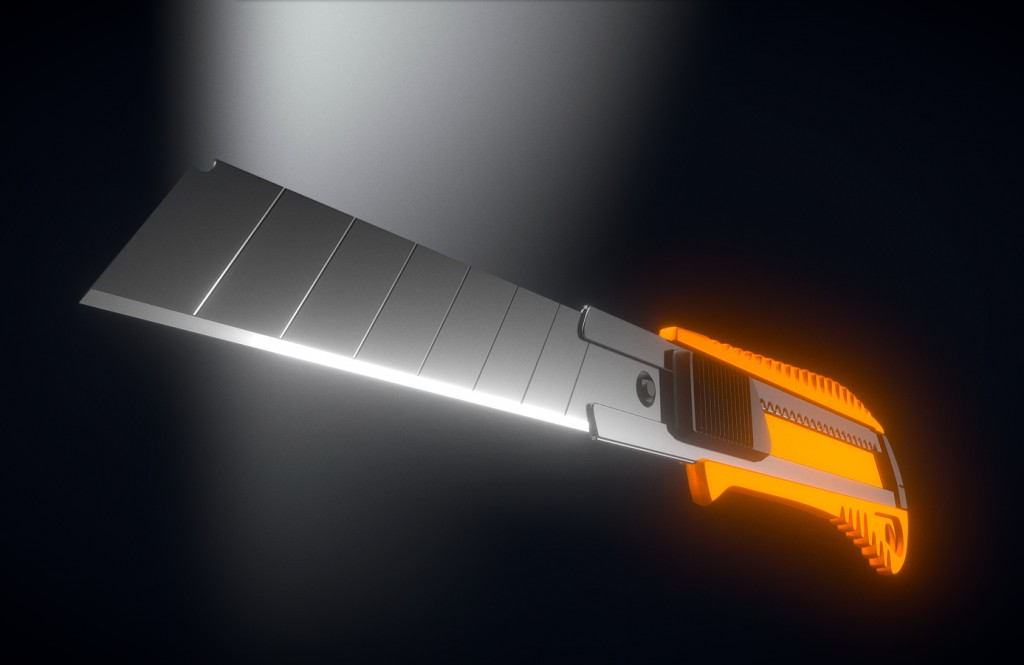 Box Cutter High-Poly Version preview image 1